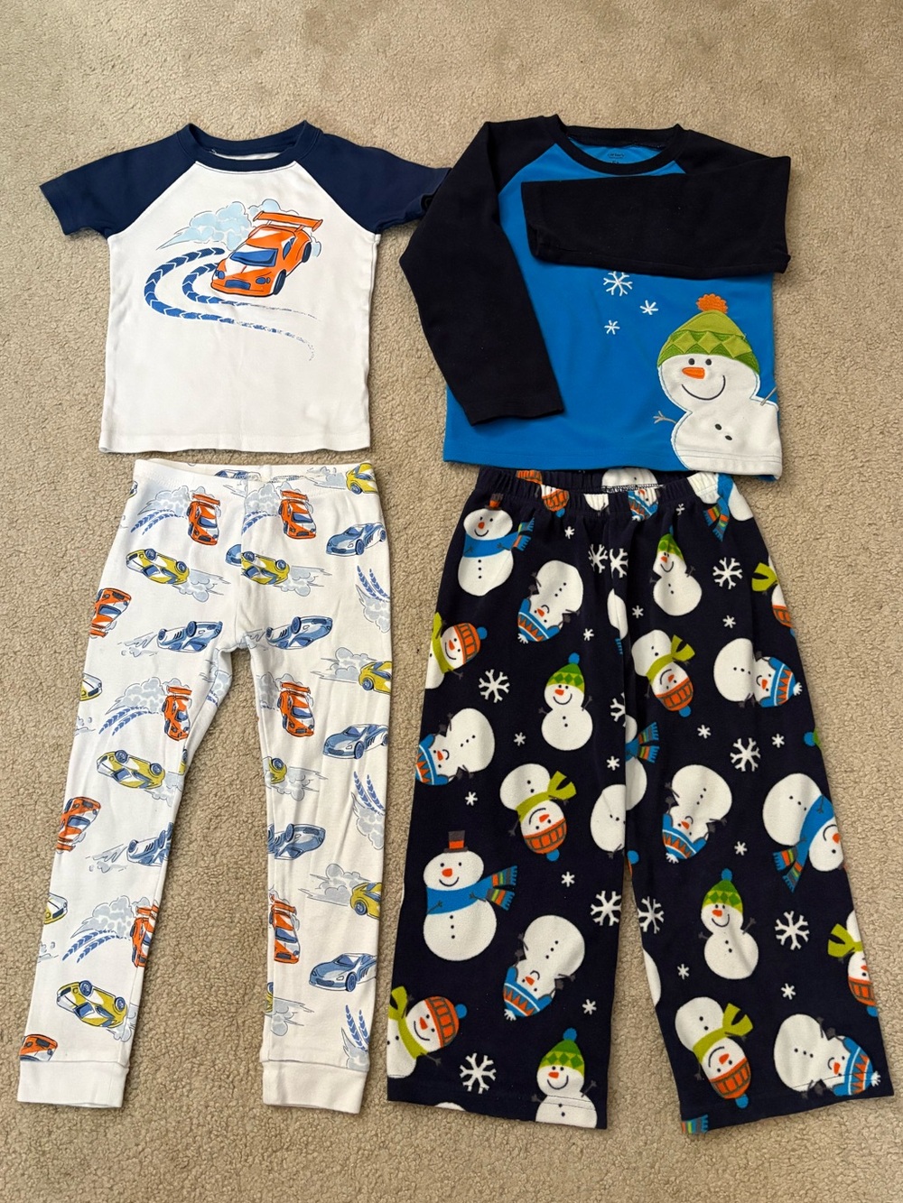 2 pajama sets for kids, size 5T